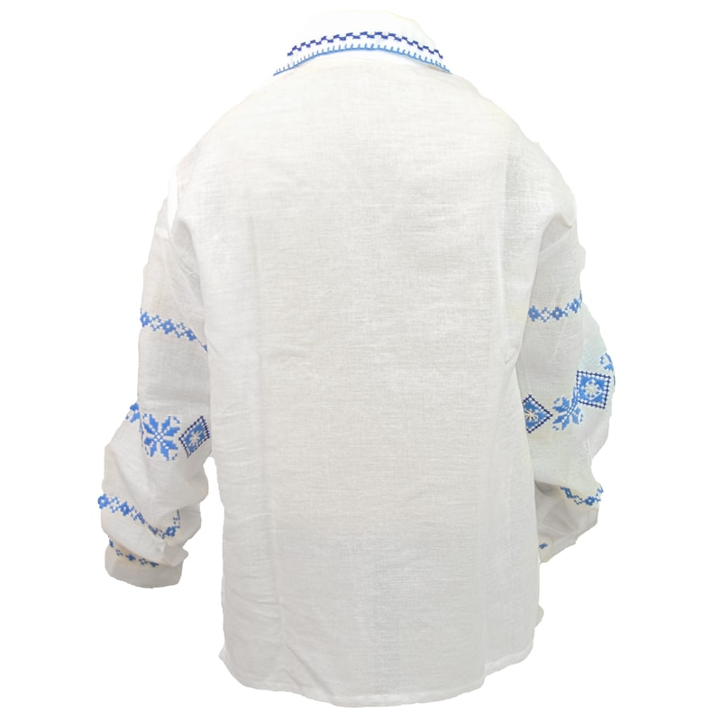 Ie Tradițională Autentică Românească pentru Băieți Cusută Manual - Image 2