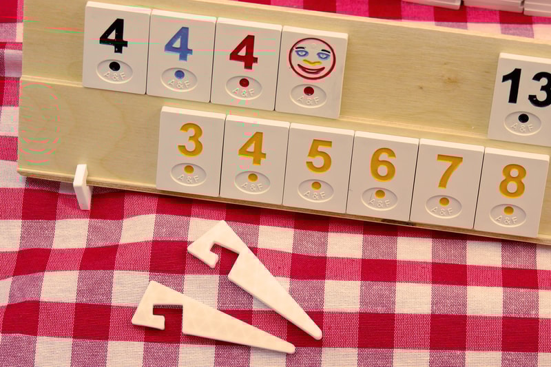 Joc Rummy (Remy, Remi) Originat 100% în România din Lemn Natural Lucrat cu Mâna, 35x11x6 cm - Image 3