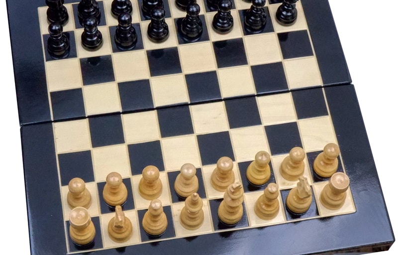 Seturi de Șah și Table din Lemn, Fără Decorațiuni Florale Gravate