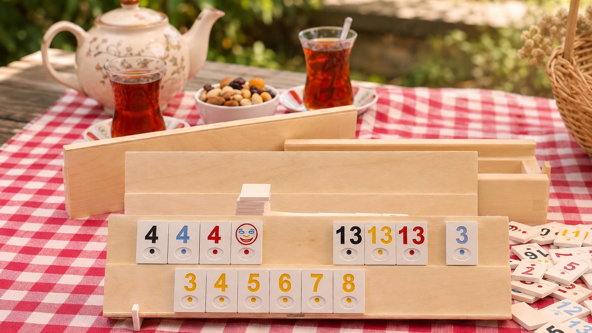 Jocuri Rummy din Lemn