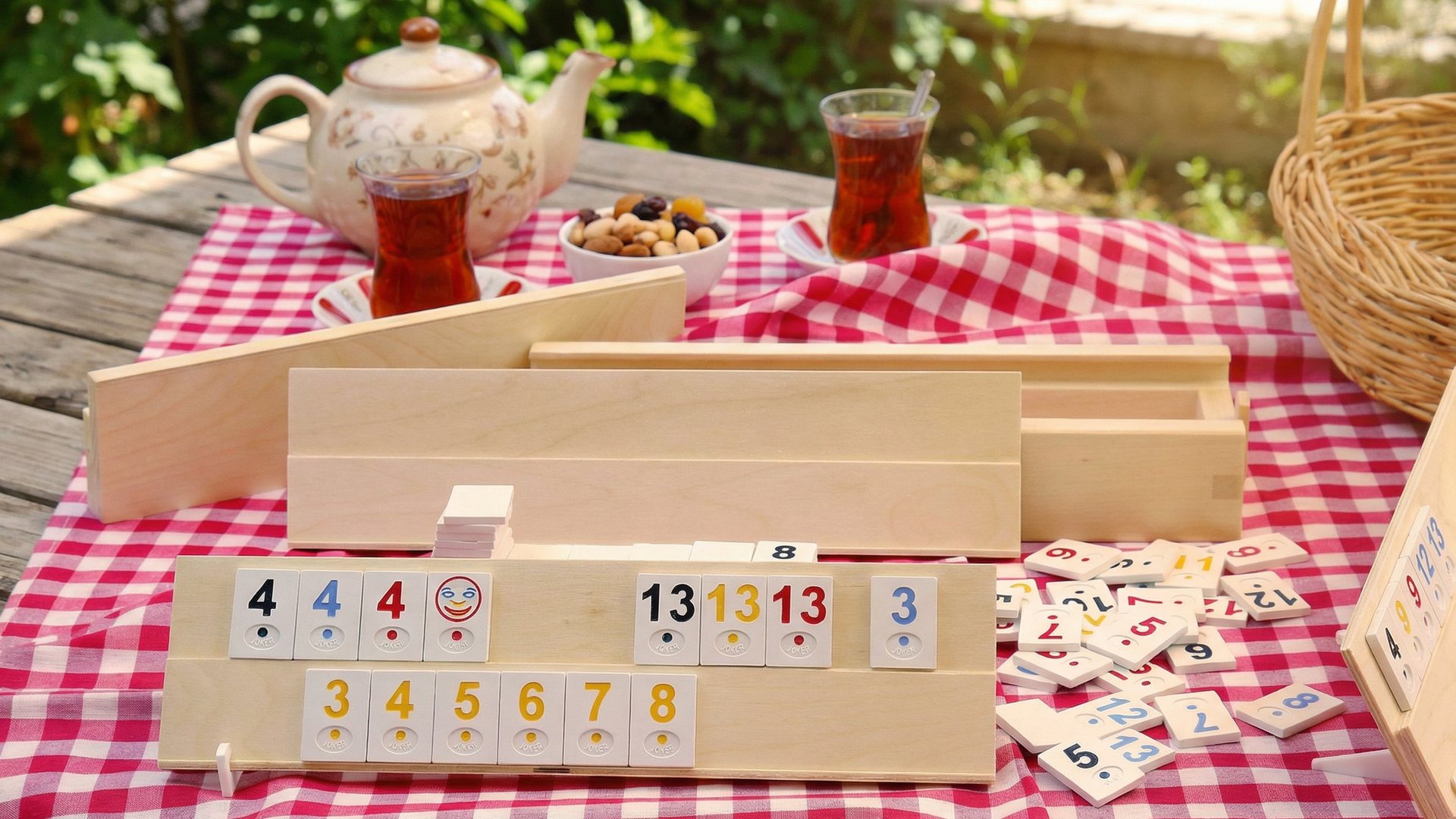 Jocuri Rummy din Lemn