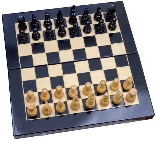 Seturi de Șah și Table din Lemn, Fără Decorațiuni Florale Gravate