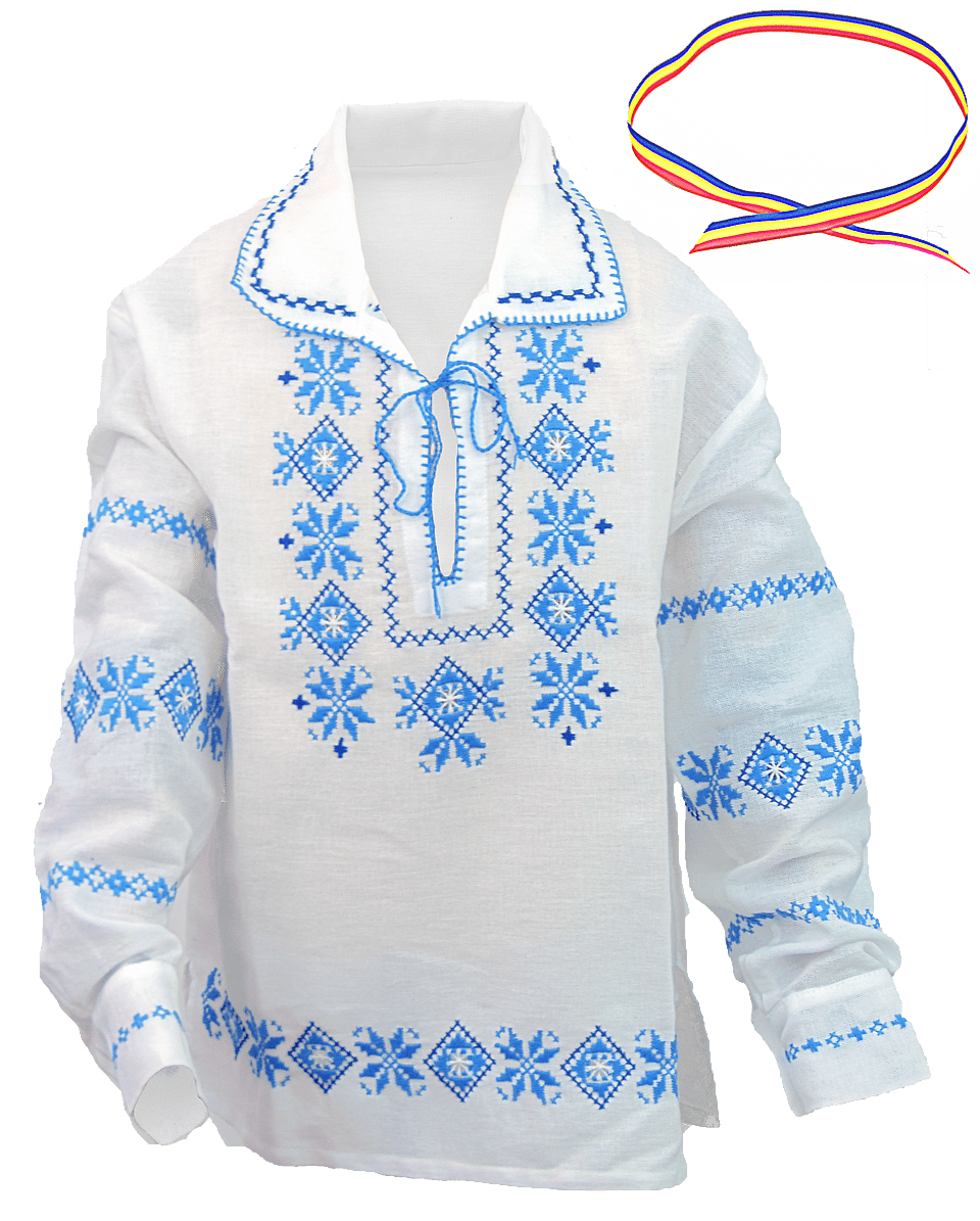 Ie Tradițională pentru Băieți, Cusută Manual